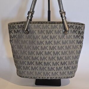 Michael Kors Jet Set Travel Signature Logo Tote, Shoulder Bag